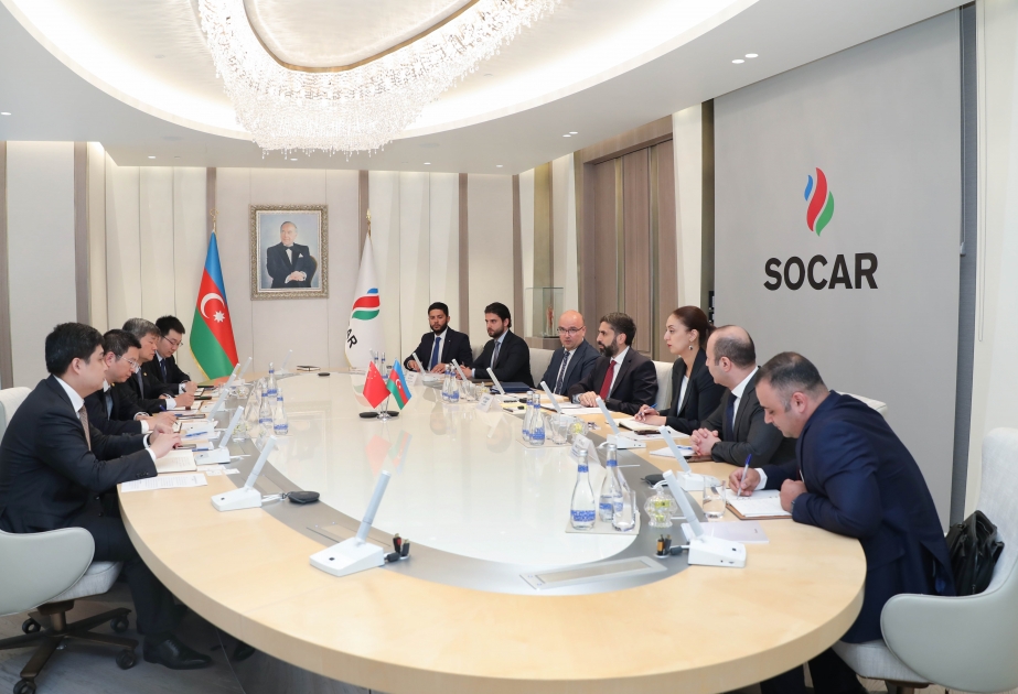 SOCAR-ın prezidenti “Energy China International” şirkətinin baş vitse-prezidenti ilə görüşüb