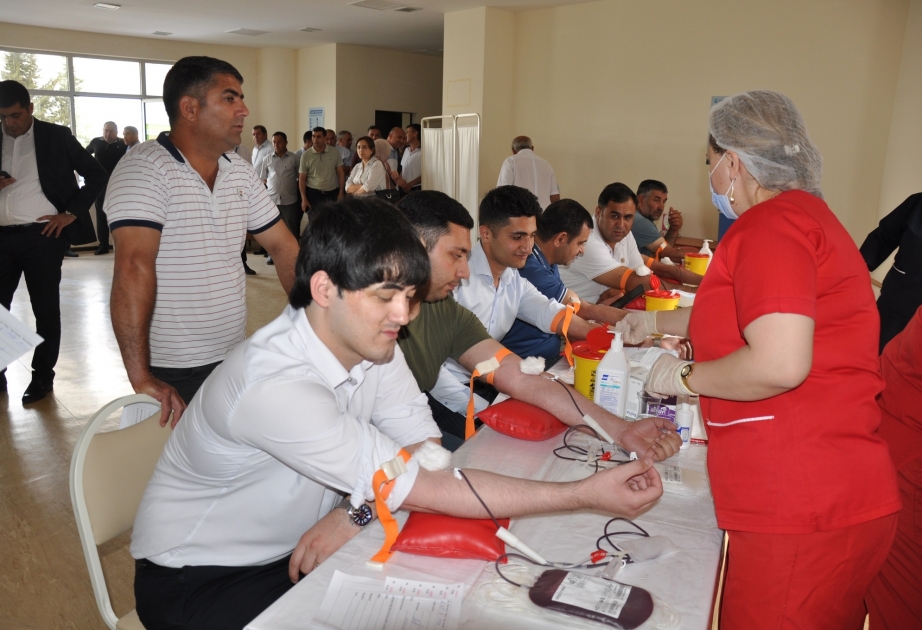 Biləsuvarda qanvermə aksiyası: “Sən də bizə qoşul, qan ver, həyat qurtar!”
