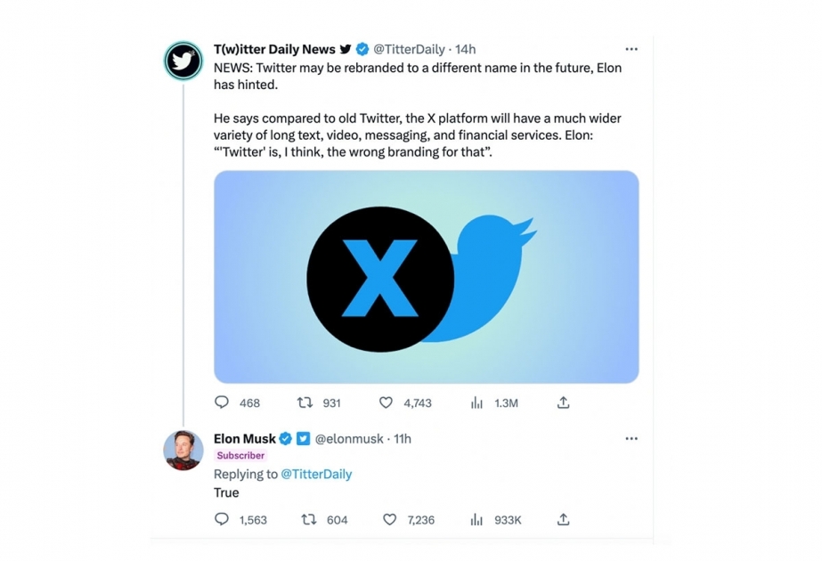Elon Musk ha decidido cambiar el nombre de Twitter