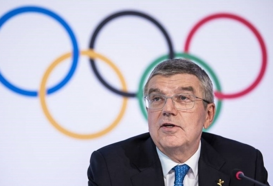 IOC President Thomas Bach arrives in Azerbaijan
