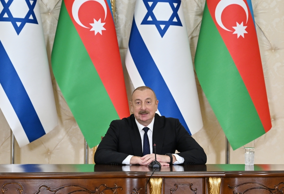 伊利哈姆·阿利耶夫总统：阿塞拜疆在以色列设立使馆将我们的关系提升到高水平
