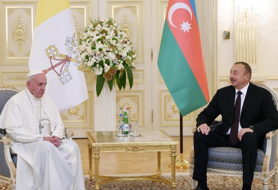 Lettre de félicitations de Sa Sainteté le pape François au président azerbaïdjanais Ilham Aliyev