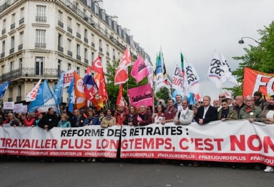 Fransada pensiya islahatına qarşı etirazlar davam edir
