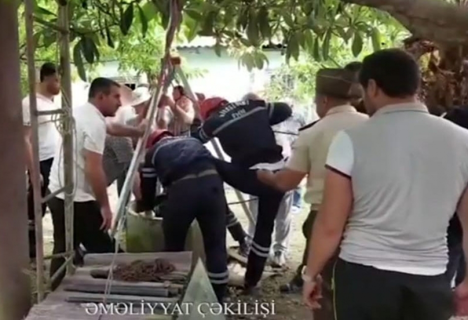 Su quyusuna düşən 87 yaşlı qadın xilas edildi