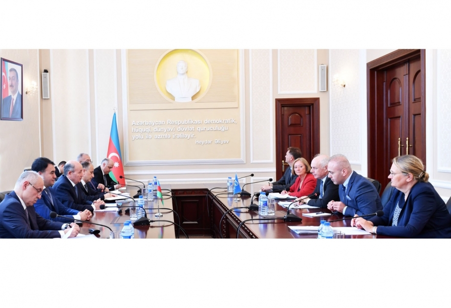 Встреча в Министерстве юстиции Азербайджана с содокладчиками ПАСЕ