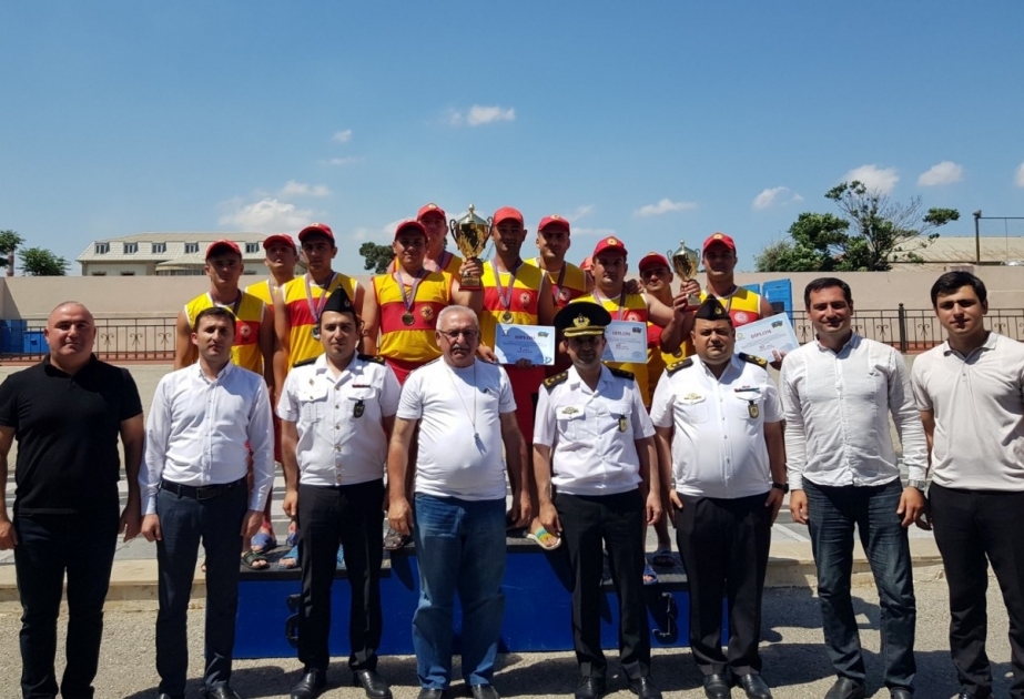 FHN sularda xilasetmə çoxnövçülüyü üzrə yarış keçirib