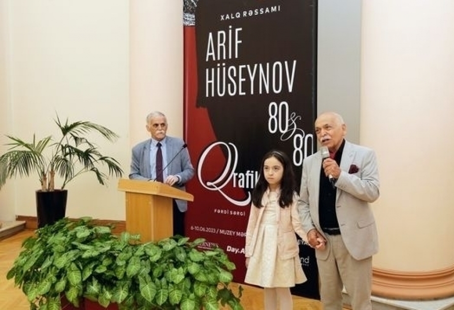 Muzey Mərkəzində Xalq rəssamı Arif Hüseynovun fərdi sərgisi açılıb