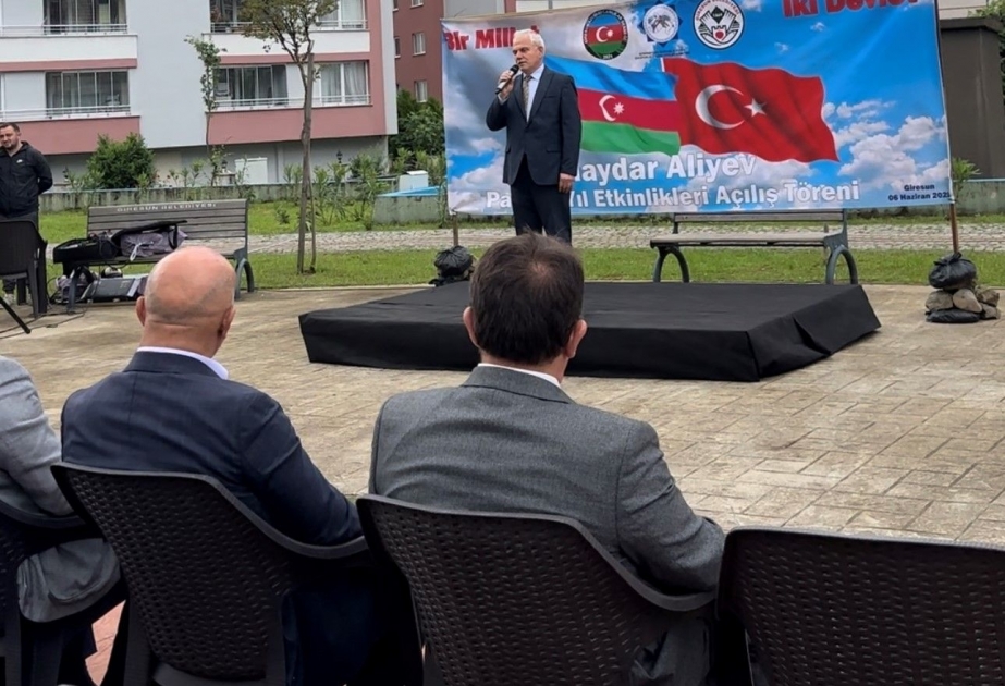 Türkiyənin Giresun şəhərində “Heydər Əliyev Uşaq Parkı” açılıb