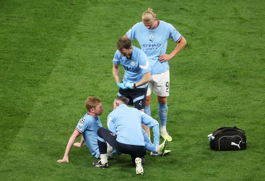 Kevin De Bruyne ikinci dəfə UEFA Çempionlar Liqasının final oyununda mübarizəni erkən başa vurub