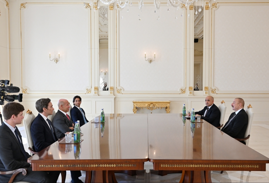 Presidente de Azerbaiyán recibe al fundador y Consejero Delegado de Starwood Capital Group