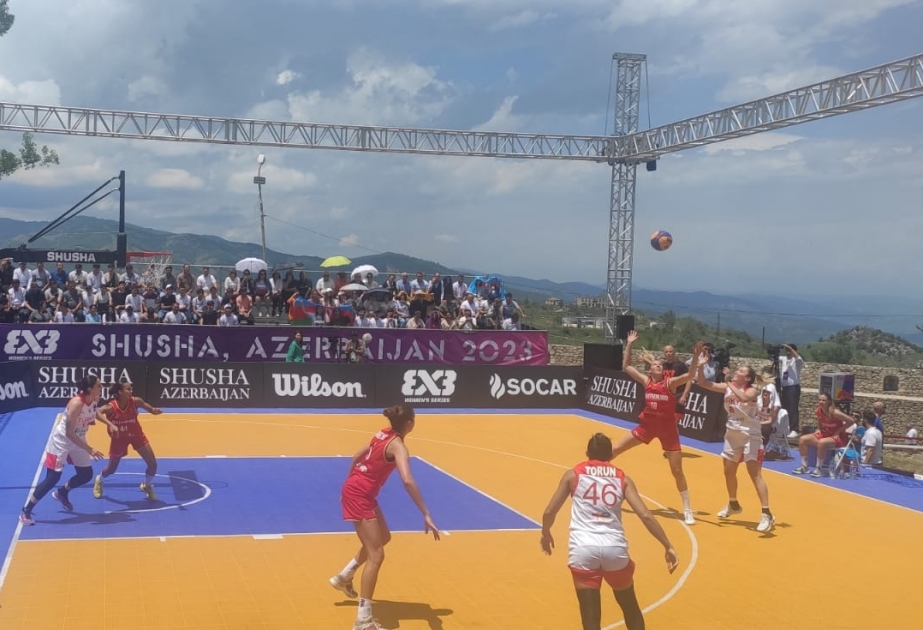 Şuşada 3x3 basketbol üzrə dünya qadın seriyasının mərhələ yarışına start verilib