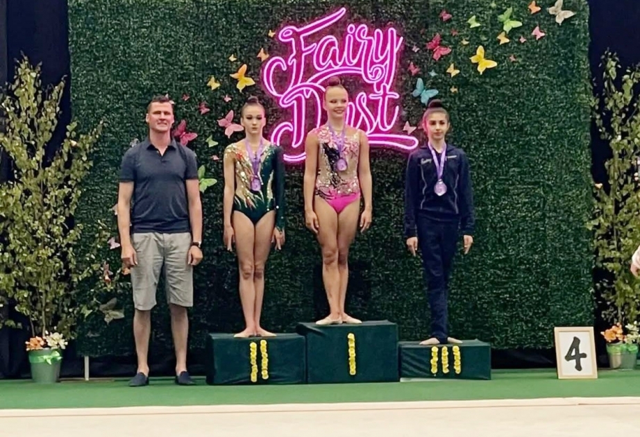 Azerbaijani rhythmic gymnasts claim two bronzes in Latvia