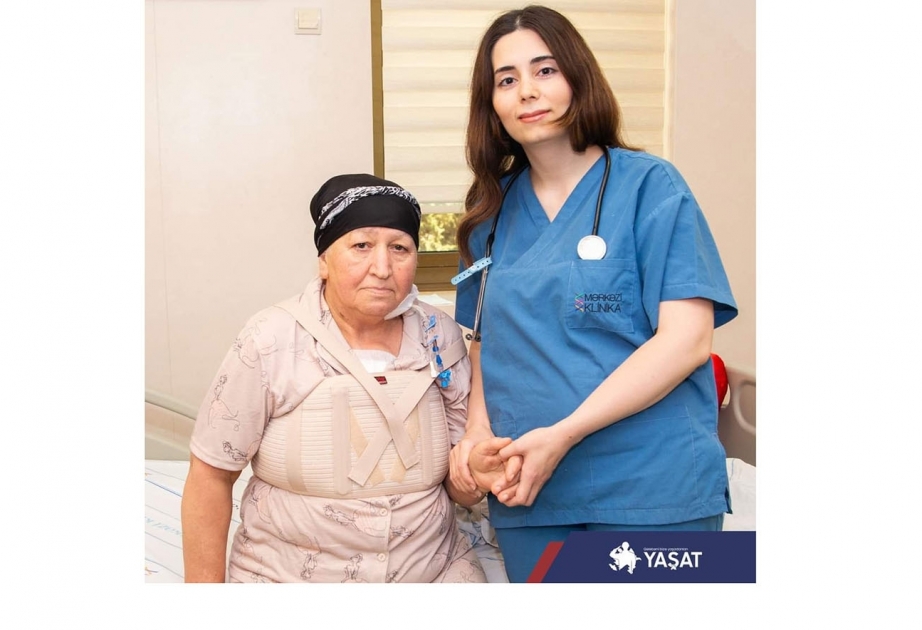 Расходы на операцию матери шехида оплачены Фондом YAŞAT
