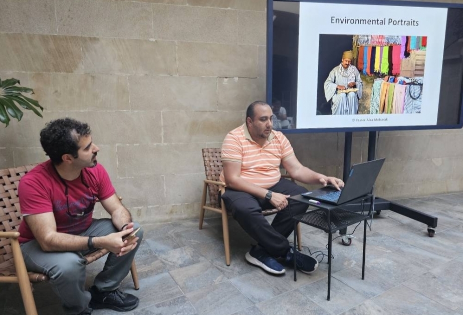 المصور المصري ينظم ماستر كلاس في باكو