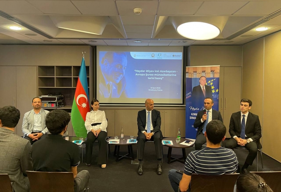 Strasburqda “Heydər Əliyev irsi - Azərbaycan - Avropa Şurası münasibətlərinə tarixi baxış” mövzusunda konfrans təşkil edilib