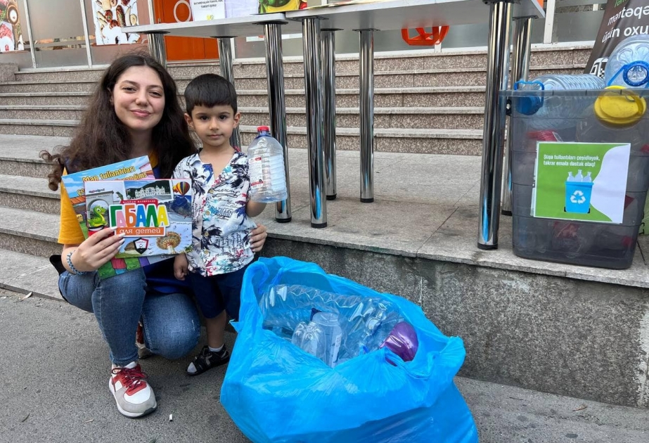Aksiya zamanı ümumi tutumu 860 litr olan plastik tullantı təhvil verilib