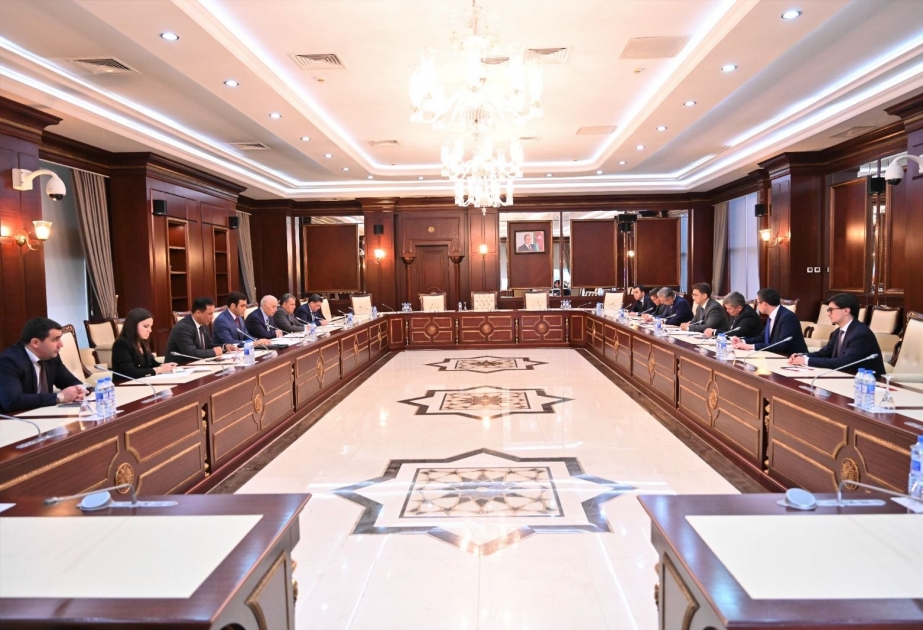 Özbəkistanın xarici işlər nazirinin müavini Bobur Usmanov Milli Məclisdə olub