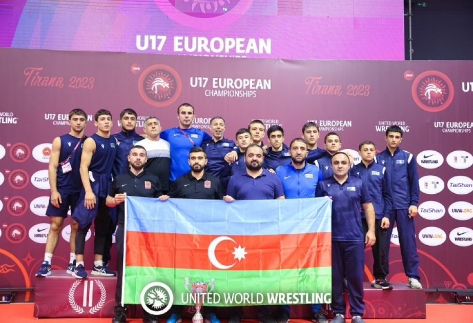 Yunan-Roma güləşi üzrə Azərbaycan yığması Avropa ikincisi olub