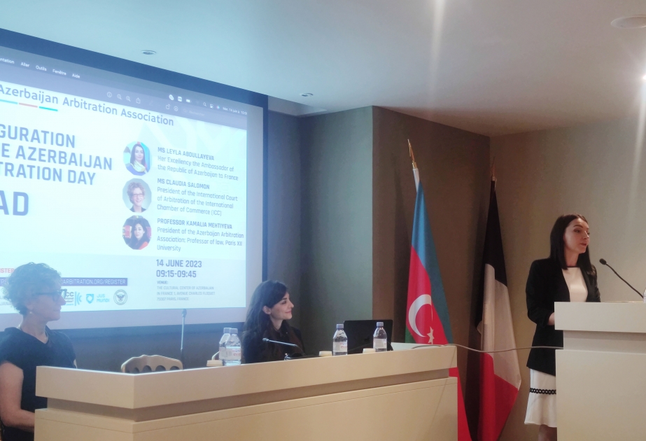 Parisdə Azərbaycan Arbitraj Günü qeyd edilib VİDEO