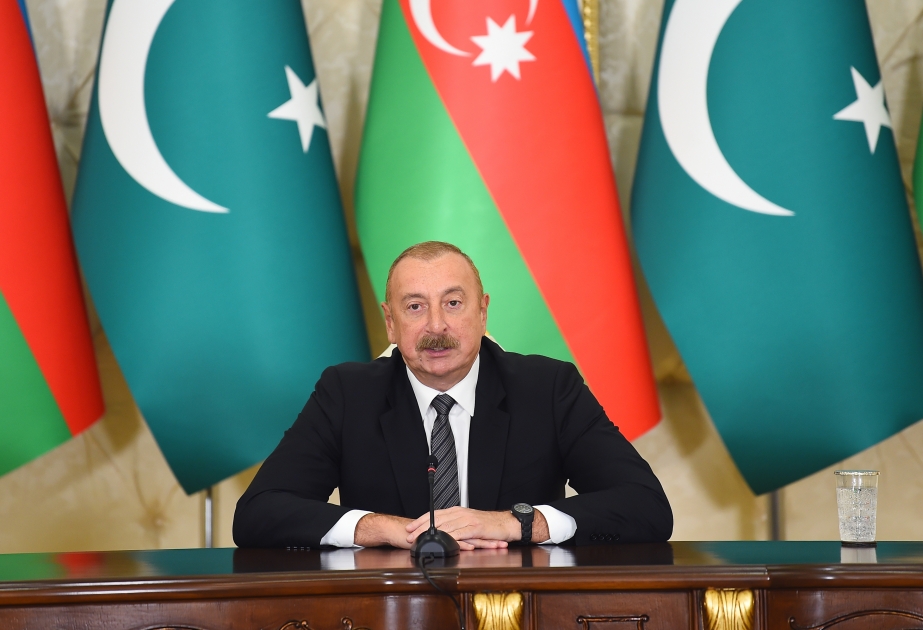 Prezident İlham Əliyev: Pakistan və Azərbaycan hər zaman çiyin-çiyinə dayanan ölkələr olub