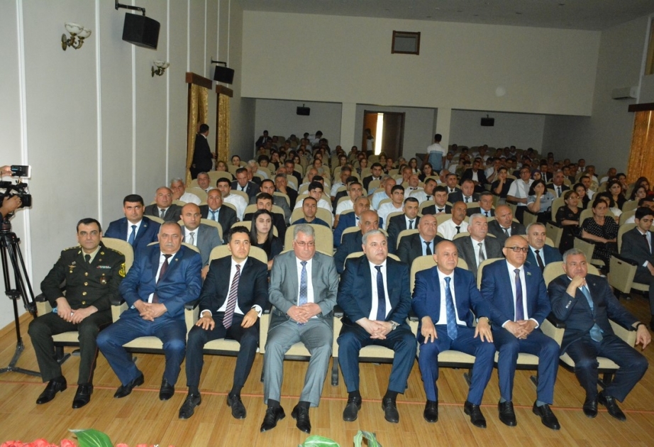 Tərtərdə “Milli dövlətçiliyimizin xilaskarı” mövzusunda ümumrayon tədbiri keçirilib