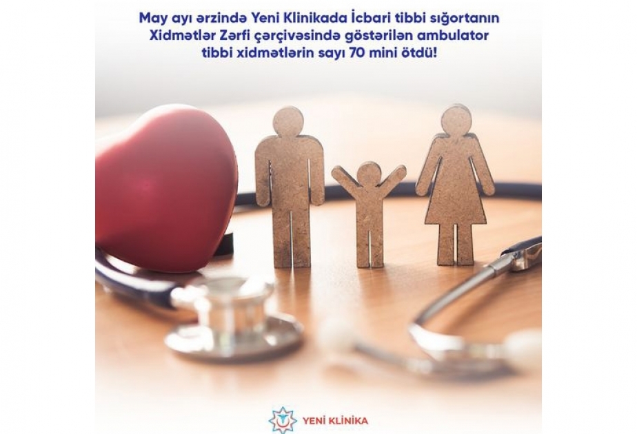 “Yeni klinika”ya icbari tibbi sığorta çərçivəsində ambulator tibbi xidmət üçün 16 min 57 nəfər müraciət edib