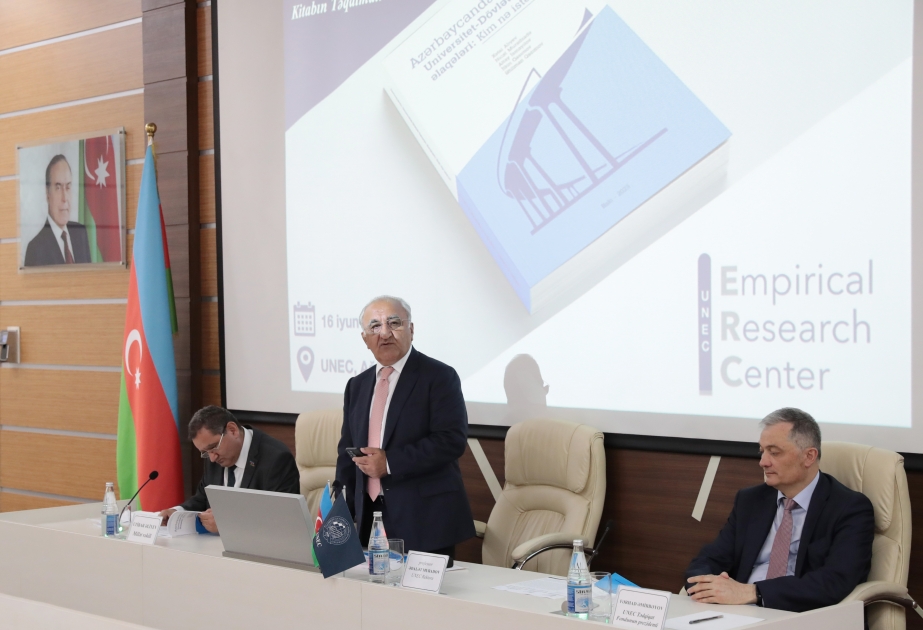 Universitet-dövlət-sənaye əlaqələrindən bəhs edən tədqiqat layihəsinin nəticələri təqdim olunub