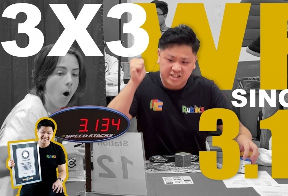 Max Park solves Rubik’s Cube in 3.13 seconds, setting new world record