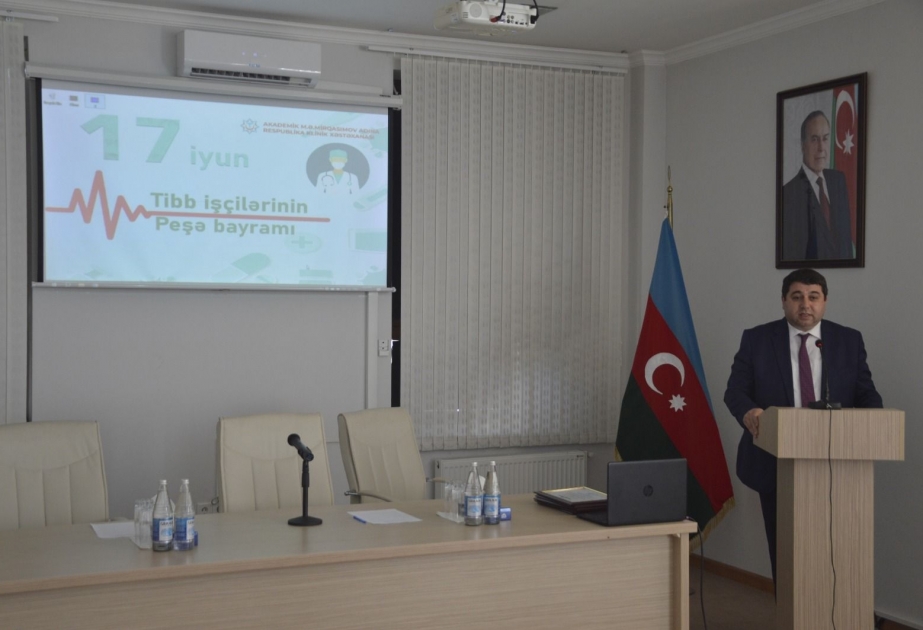 Respublika Klinik Xəstəxanasında Tibb İşçilərinin Peşə Bayramı Günü qeyd olunub