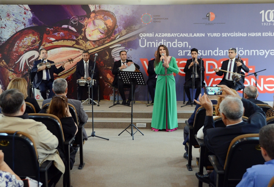 “Ümidindən, arzusundan dönməyən, Vətəndən-Vətənə” adlı konsert təşkil olunub