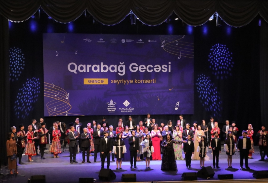 “Qarabağ gecəsi” xeyriyyə konserti bu dəfə Gəncədə keçirilib