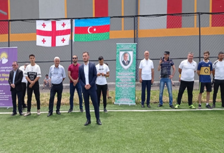 Gürcüstanda Ulu Öndər Heydər Əliyevin 100 illiyinə həsr olunmuş “Dostluq” futbol turniri keçirilir