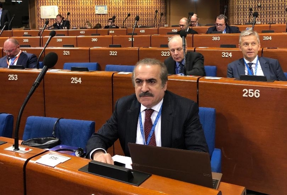 Azərbaycanlı deputat AŞPA-nın iclasında Türkiyədə prezident seçkilərinin region üçün əhəmiyyətindən danışıb