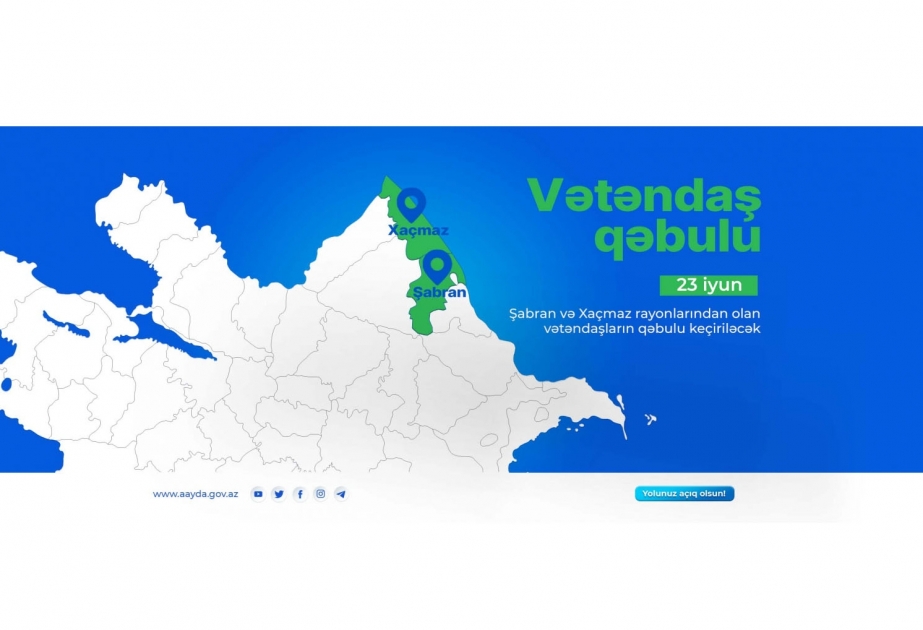 AAYDA İdarə Heyətinin sədri Şabran və Xaçmazdan olan vətəndaşlarla görüşəcək