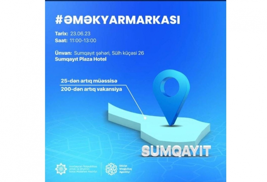 Sumqayıtda əmək yarmarkası olacaq