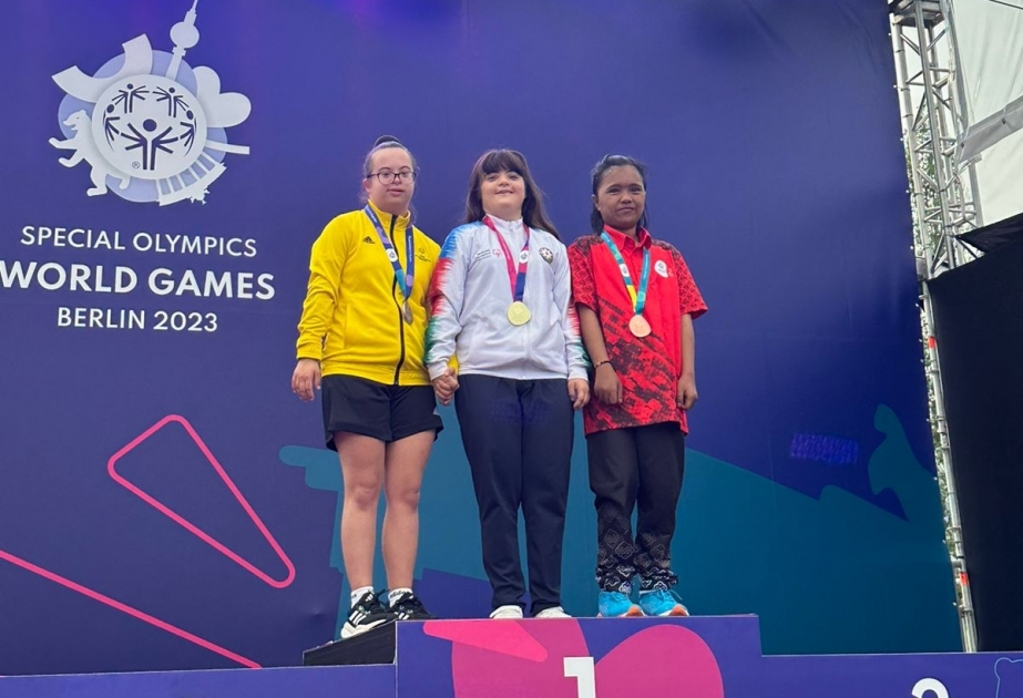Azərbaycan gimnastı Berlində keçirilən yarışda 1 qızıl və 3 bürünc medal qazanıb