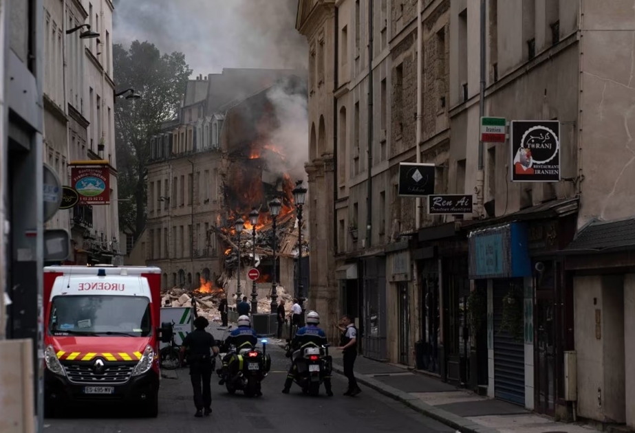 Gasexplosion im Zentrum von Paris VIDEO