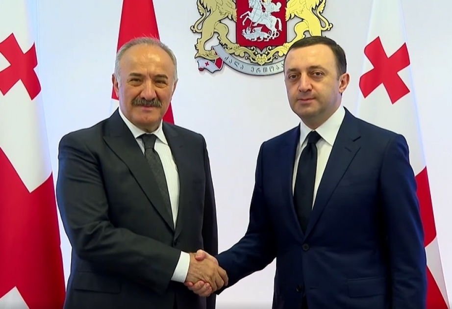 Türkiyənin Milli Təhlükəsizlik Şurasının Baş katibi Gürcüstanın Baş naziri ilə görüşüb