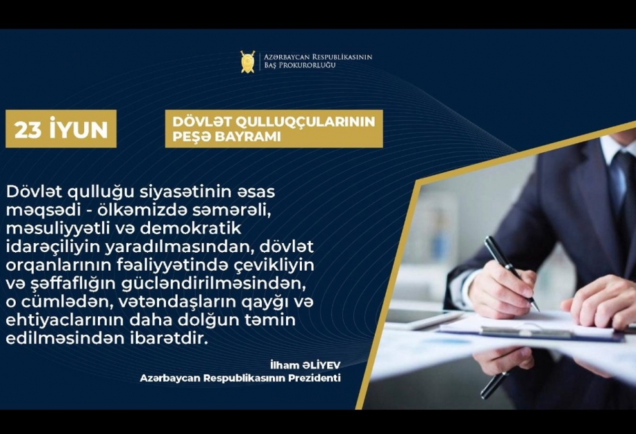 Heydər Əliyev Azərbaycanda müasir dövlət qulluğu sisteminin banisidir