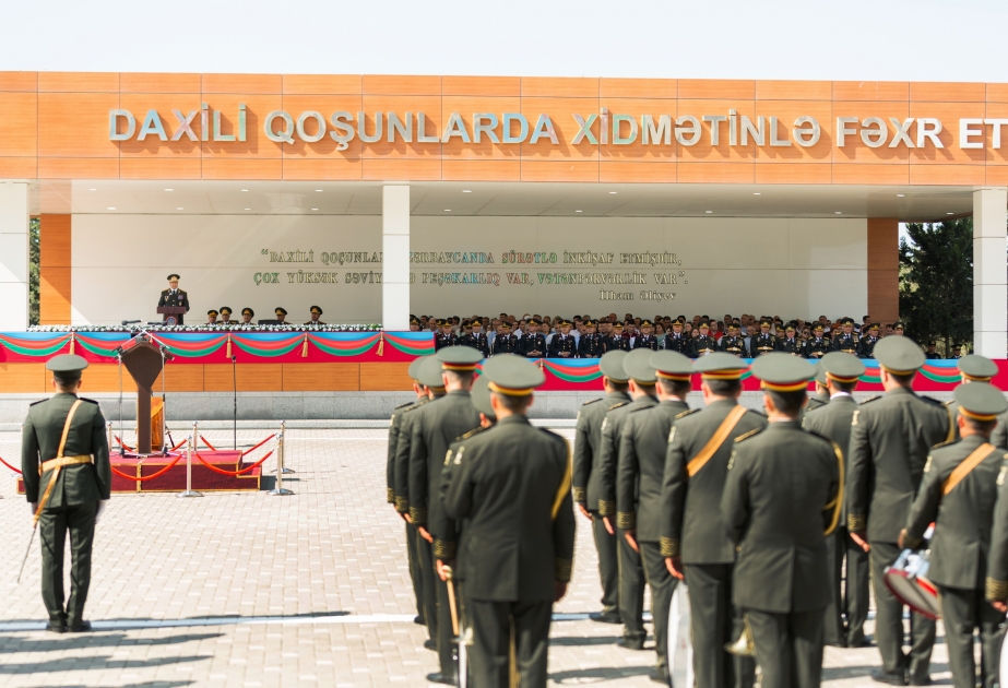Daxili Qoşunların Ali Hərbi Məktəbində növbəti buraxılış olub