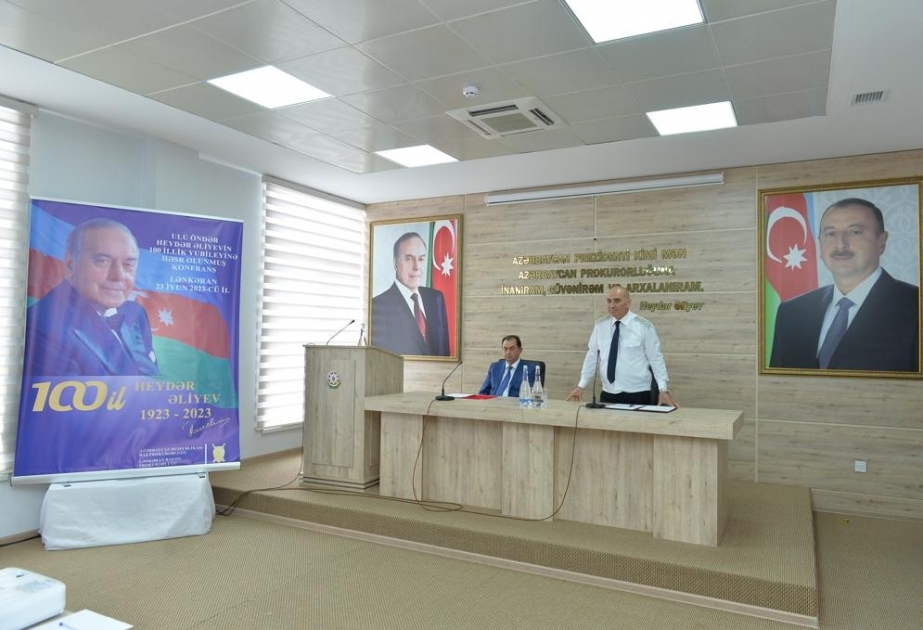 Lənkəranda Ümummilli Liderin 100 illiyinə həsr olunmuş konfrans keçirilib