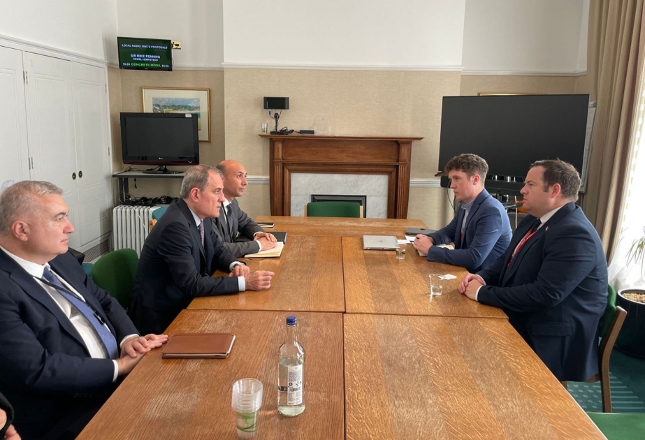 Azerbaijani FM holds number of meetings in UK