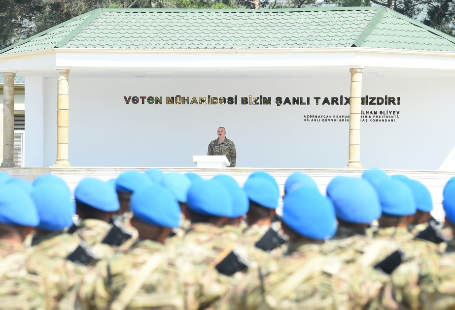 Le président Ilham Aliyev aborde les négociations de paix menées avec l'Arménie
