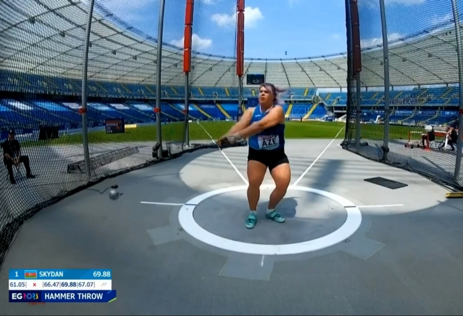 Atletimiz Anna Skidan III Avropa Oyunlarında dördüncü olub