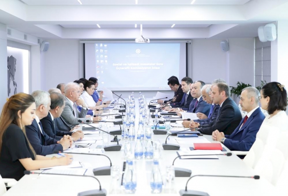 Sosial və iqtisadi məsələlər üzrə Üçtərəfli Komissiyanın növbəti iclası keçirilib
