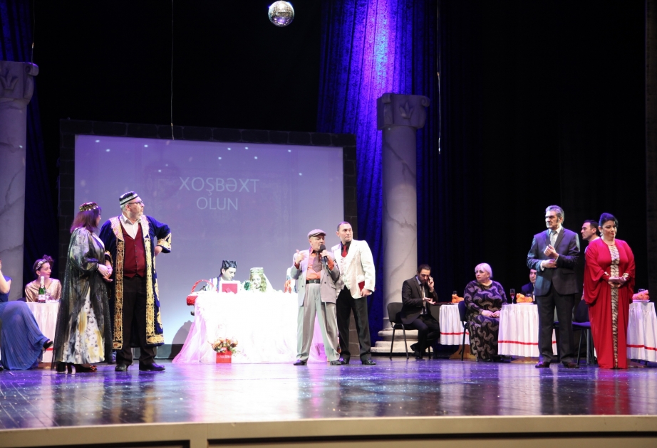 "Sevənlərindir dünya" tamaşası Musiqili Teatrın səhnəsində