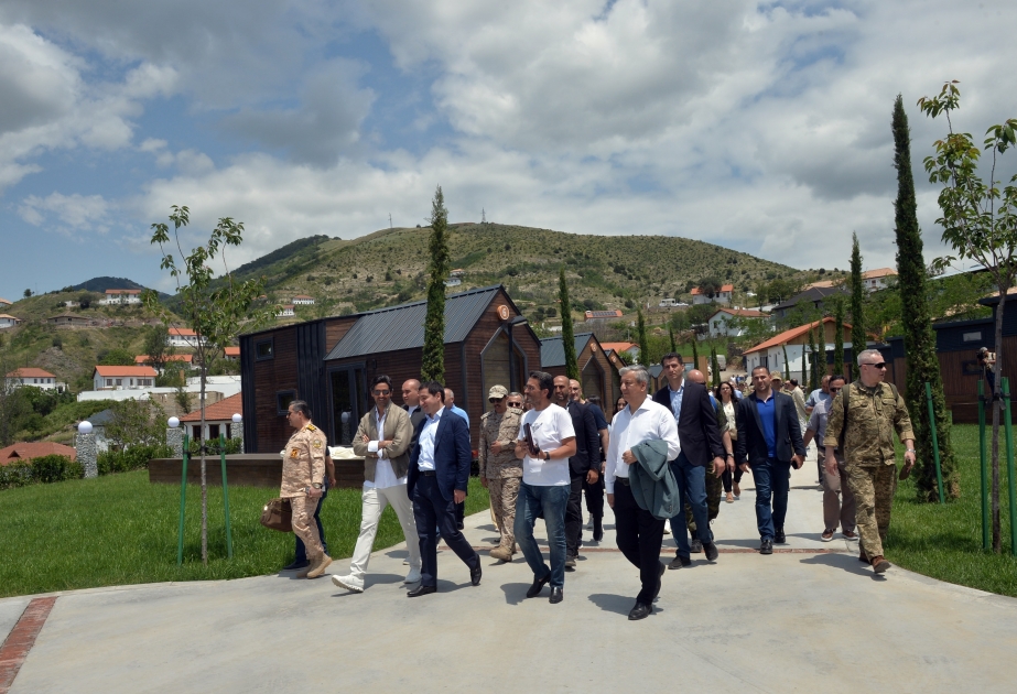 Los diplomáticos extranjeros acreditados en Azerbaiyán conocieron las obras realizadas en la ciudad de Lachin
