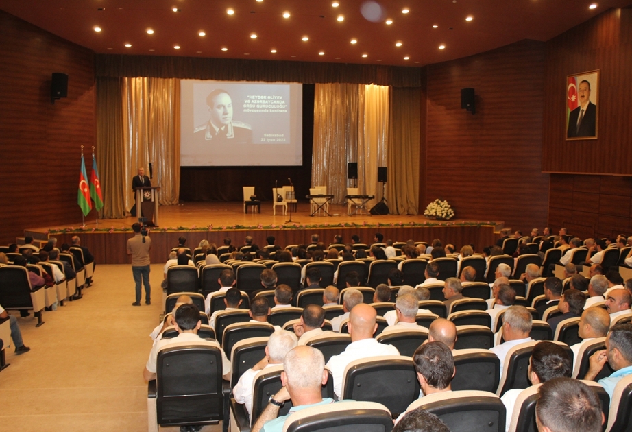Güclü Azərbaycan Ordusu Ümummilli Lider Heydər Əliyevin şah əsərlərindən biridir