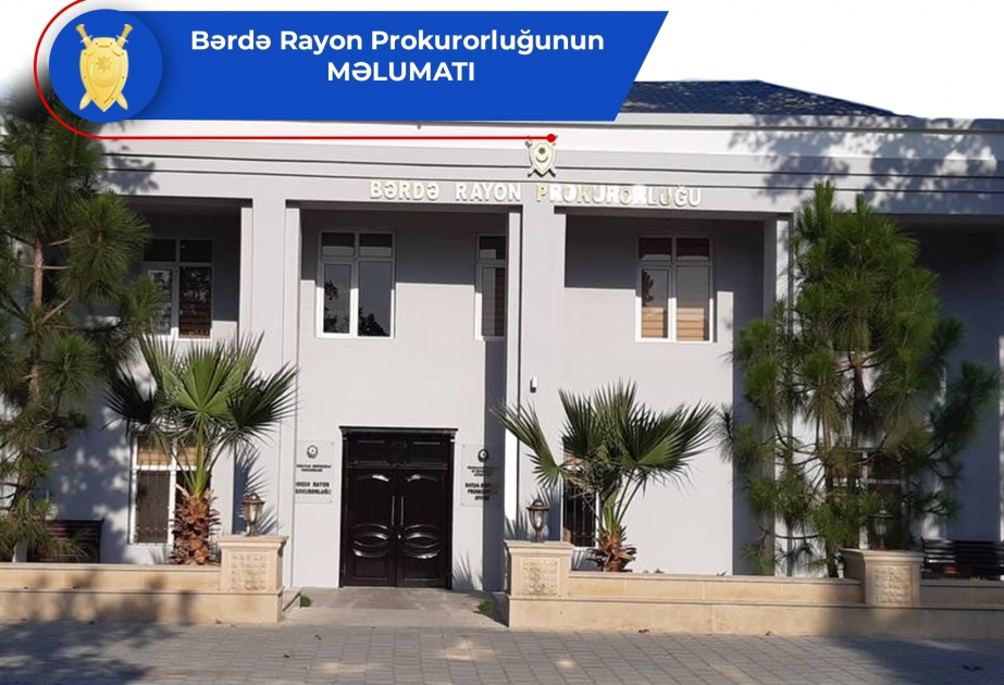 Bərdədə qəsdən adam öldürməkdə şübhəli bilinən şəxs tutulub
