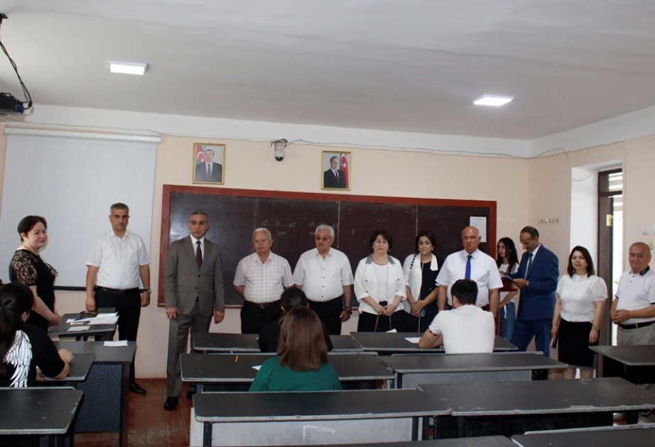 MDU-nun İctimai Nəzarət Şurasının üzvləri imtahan prosesini izləyiblər